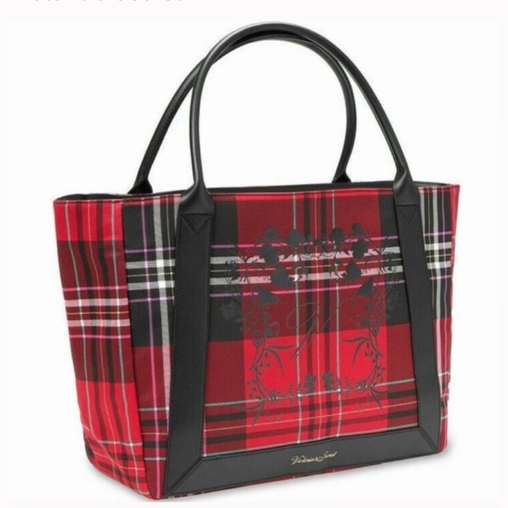 Victoria's Secret Plaid Tote bag NWT